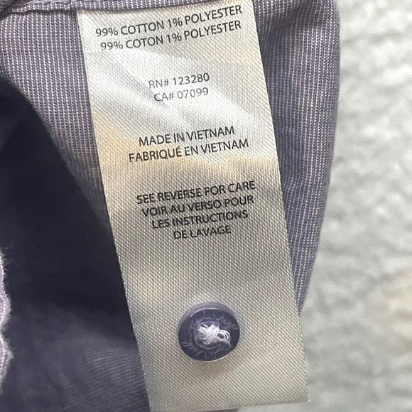 Travis Mathew Shirt Mens Medium Purple Studebaker Button Pocket Golf Casual - Picture 7 of 11